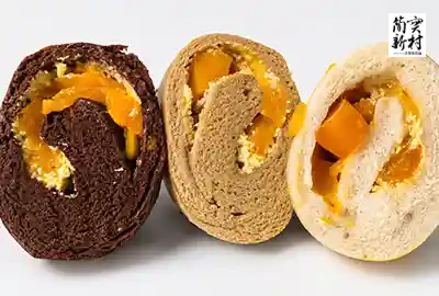 簡實新村 鮮芒果奶酪 Mango-Filled Cream Cheese Mantou