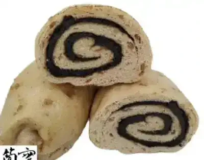 簡實新村 土豆芝麻捲 Sesame-Filled Peanut Mantou Roll